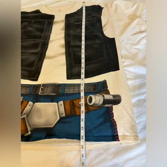 Disneyland Star Wars Han Solo Uniform All Over Front Back T Shirt • Men’s XL - Picture 7 of 7